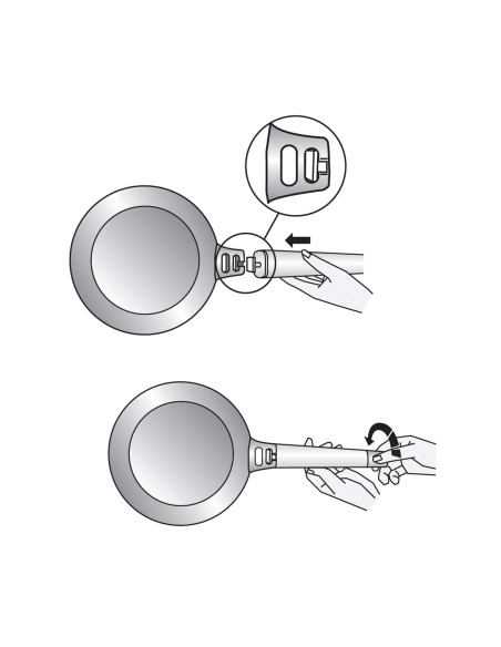 Mangos desmontables Castey Induction