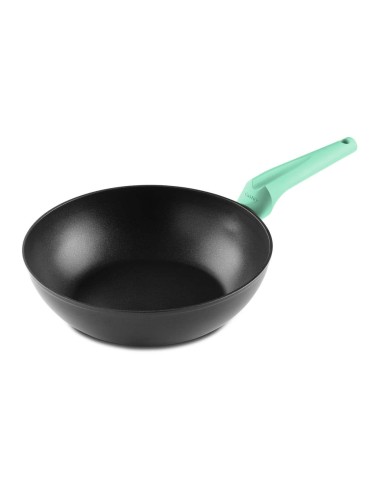 Wok Castey Aquamarine de Aluminio Forjado con...
