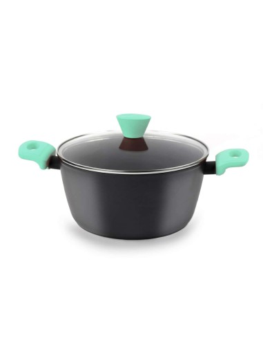 Cacerola alta Castey Aquamarine de Aluminio...