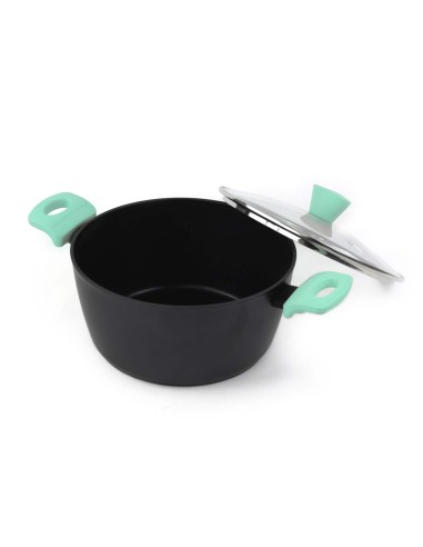 Cacerola alta Castey Aquamarine de Aluminio...