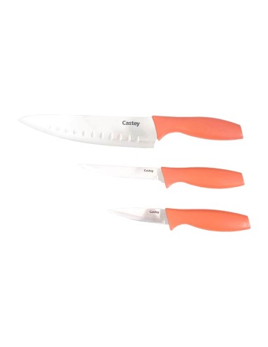 Conjunto de 3 cuchillos Coral