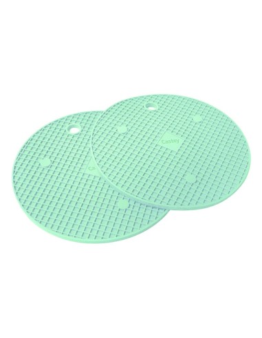 Salvamanteles de silicona imantados Aquamarine