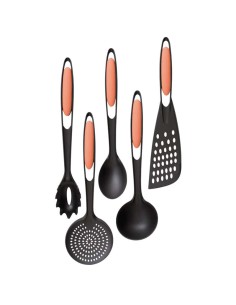 Set de 5 utensilios de cocina Coral