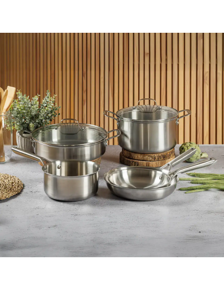 Cacerola con tapa Malmö Trimetal Induction® Ø28 cm