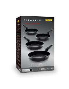Set 4 Sartenes Castey Titanium Full Induction