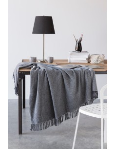 Privata Home - Manta Nepal 2 gris oscuro