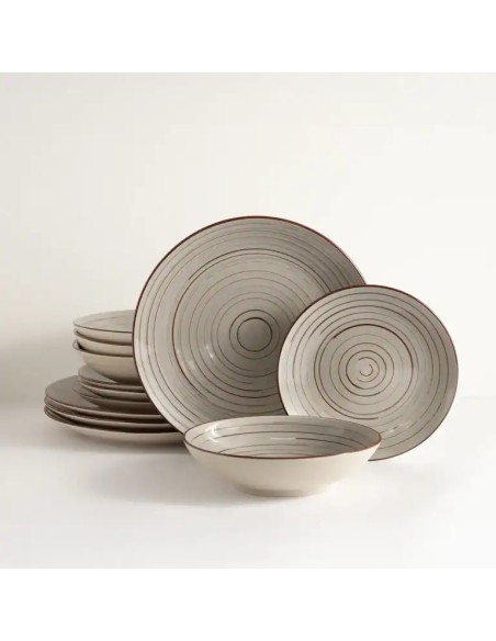 Vajilla Maia Terra 12 pz