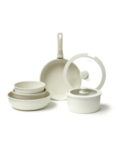 Bateria aluminio fundido Castey white 8 pc