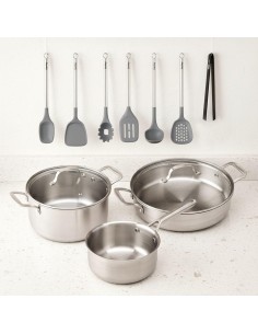 BATERIA COCINA MALMÖ + UTENSILIOS COCINA CASTEY