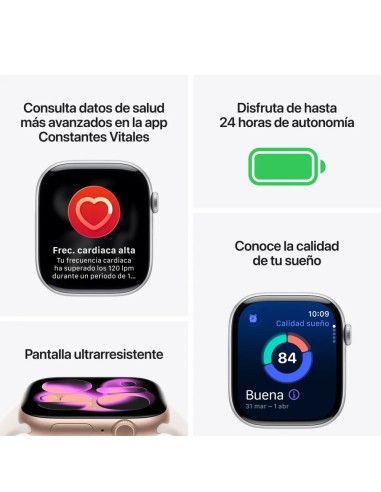 APPLE WATCH S11 GPS 42MM JET BLACK SPORT M/L...