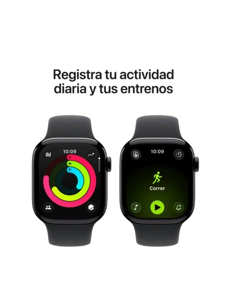 APPLE WATCH S11 GPS 42MM JET BLACK SPORT M/L MEQU4QL/A