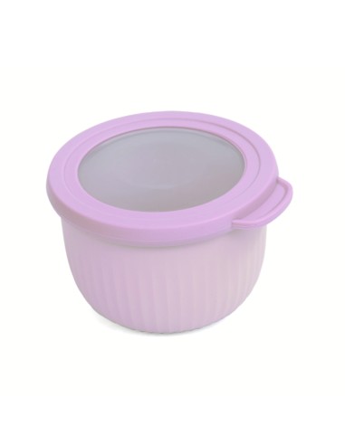 Envase redondo alto con Tapa Hermética para Comida