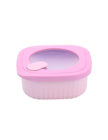 Envase cuadrado con Tapa Hermética para Comida