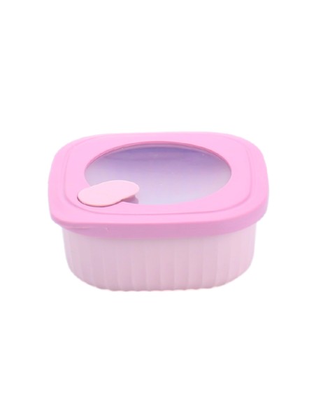 Envase cuadrado con Tapa Hermética para Comida