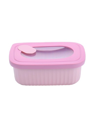 Envase rectangular con Tapa Hermética para Comida