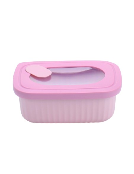 Envase rectangular con Tapa Hermética para Comida