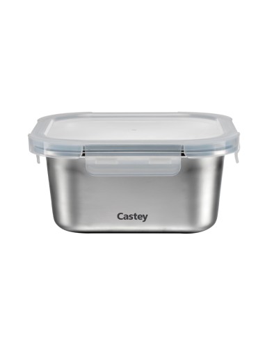 Envase cuadrado de acero inoxidable para...