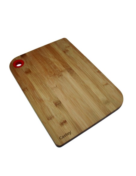 Tabla de Madera de Bambú con Aro de Silicona