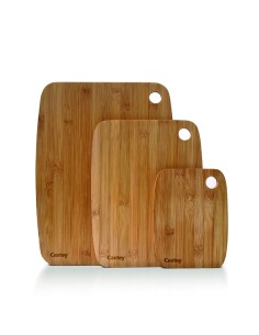 Juego de tablas de cortar de bambú - 3 Piezas