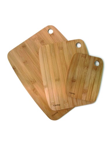 Juego de tablas de cortar de bambú - 3 Piezas