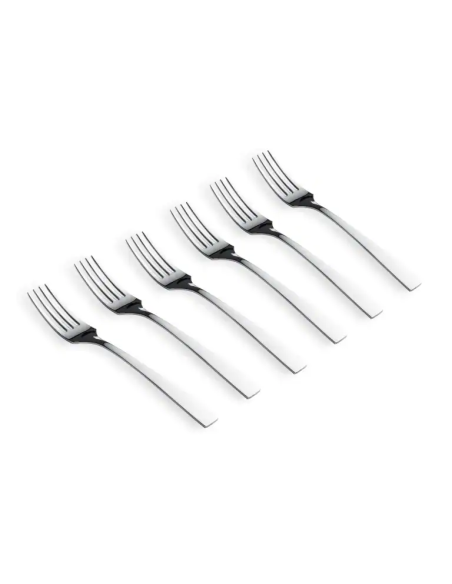 Tenedores de Mesa de Acero Inoxidable (Pack de 6)