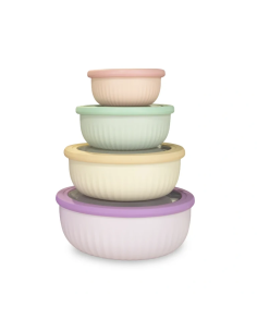 Envase redondo bajo con Tapa Hermética para Comida