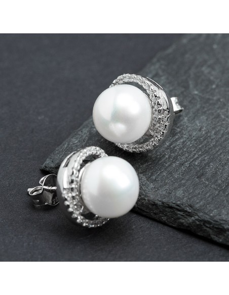 Pendientes plata JOSRSM004