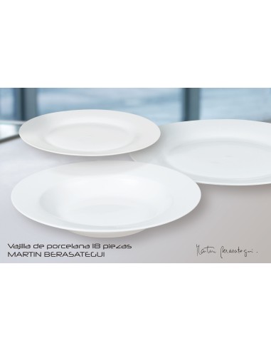 Martín Berasategui - Vajilla 18 piezas de porcelana HO17MB001