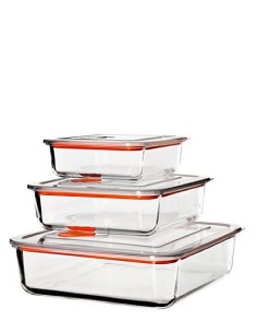 Martín Berasategui - Set 3 recipientes cristal temperado