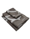 Privata Home - Set 3 toallas 450 grs. gris/blanca HOTXPV012