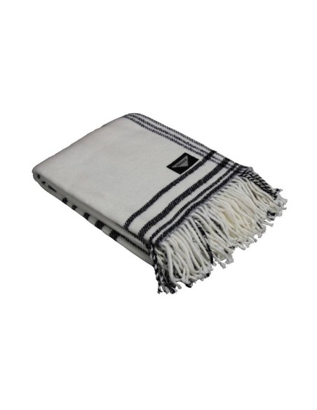 Privata Home - Manta blanca con flecos 130 x 170 cm HO31PV002