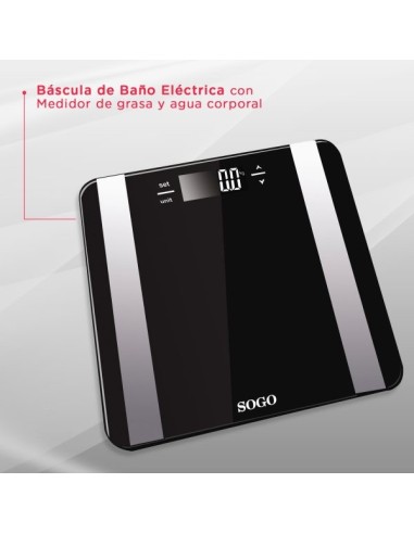 Sogo - Báscula de baño - Medidor corporal