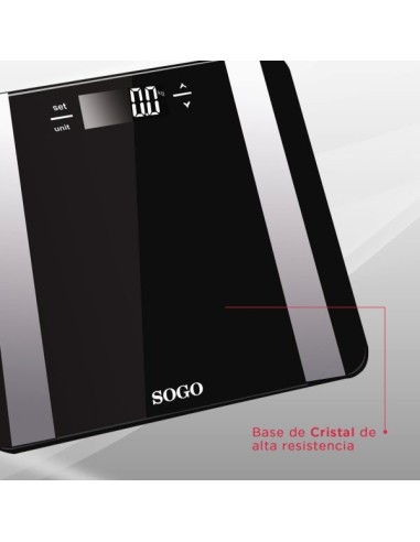 Sogo - Báscula de baño - Medidor corporal