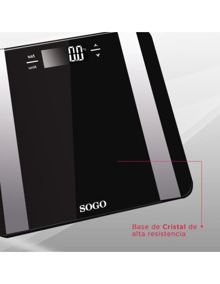 Sogo - Báscula de baño - Medidor corporal