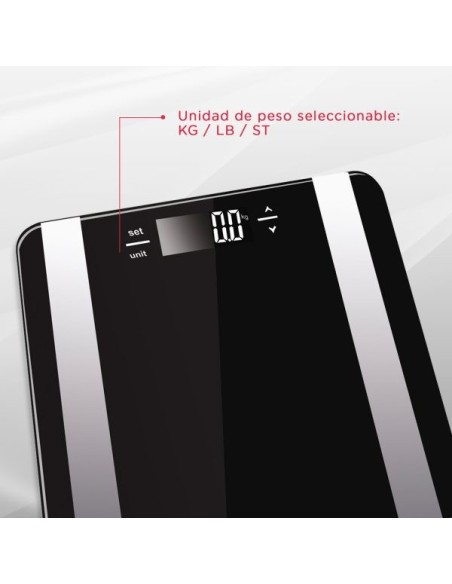 Sogo - Báscula de baño - Medidor corporal