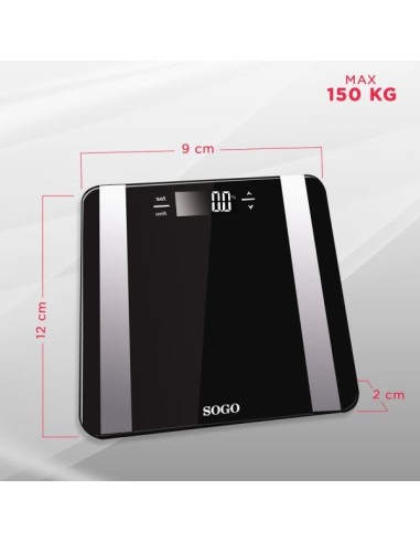 Sogo - Báscula de baño - Medidor corporal