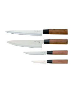 Martin Berasategui - Set de 4 cuchillos de bambú