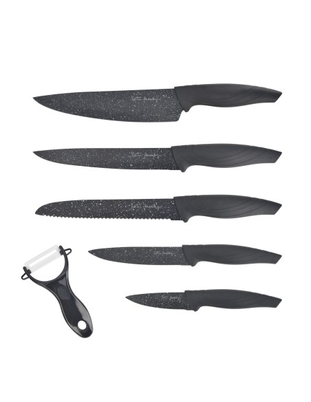 HOMEMB112 - Juego de 6 cuchillos + RECETARIO