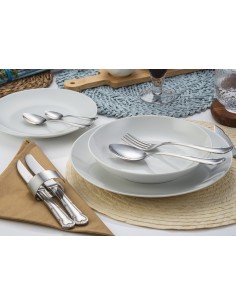 Cruz de Malta - Vajilla porcela 18 piezas