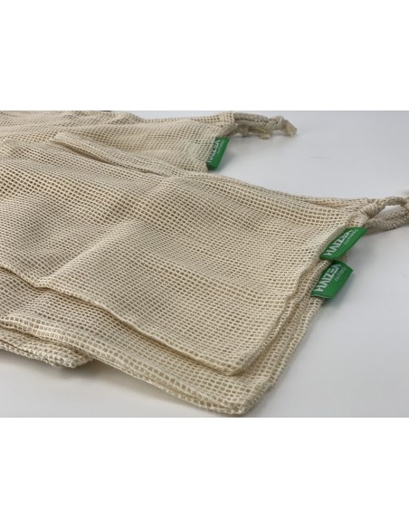 10 BOLSAS DE COMPRA ALGODON ORGANICO HAIZEA