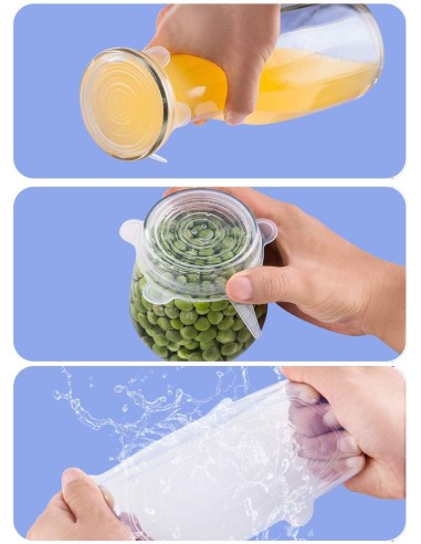 TAPAS DE SILICONA ELASTICAS HAIZEA