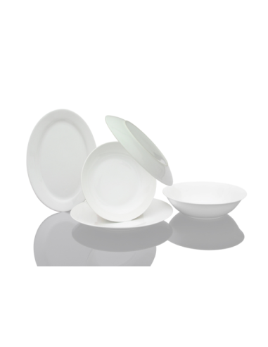 Cruz de Malta - Vajilla porcela 18 piezas