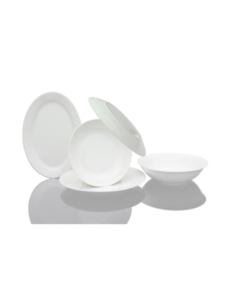 Cruz de Malta - Vajilla porcela 18 piezas