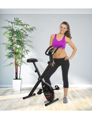 BICICLETA PLEGABLE CON PULSOMETRO EUROFEST