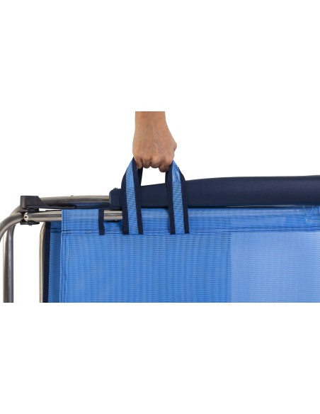 Silla de Playa Camping Plegable. Fabricada en España.