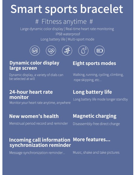 Eurofest - Pulsera de actividad FW0119