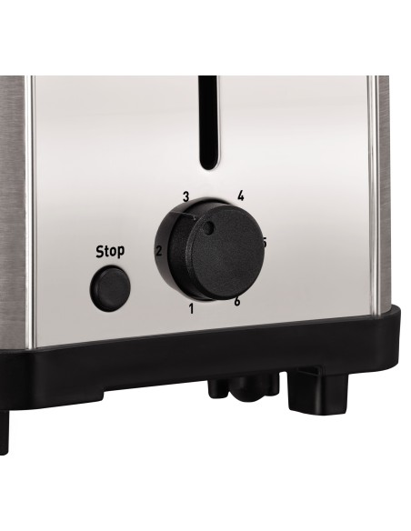 MOULINEX - Tostadora de 2 ranuras de acero inoxidable CLASSIC LT330D11