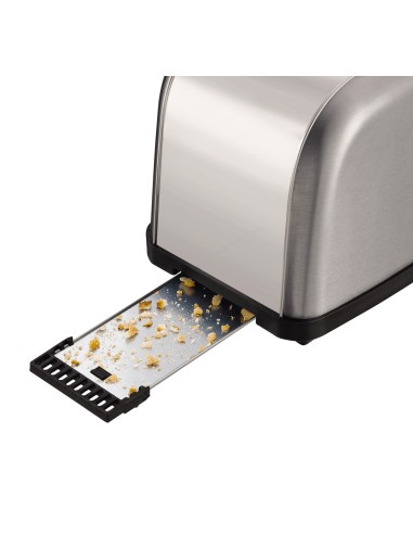 MOULINEX - Tostadora de 2 ranuras de acero inoxidable CLASSIC LT330D11