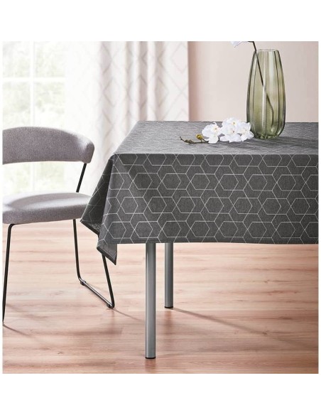 PRIVATA - Mantel Antimanchas 150*225 cm Gris Oscuro