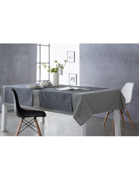 PRIVATA - Mantel Antimanchas 150*225 cm Gris Oscuro